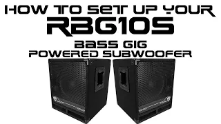 Download How to Set Up Your RBG10S Active Powered Professional PA Subwoofer (Full Demo and Walkthrough) MP3