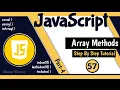 Array Methods - Part 4 JavaScript Tutorial for Beginners