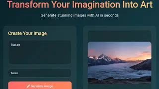 AI Image Generator Website using HTML CSS JavaScript AI Project for Beginners
