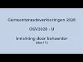 Lagu Instructievideo Inrichting door beheerder (deel 1) GR2026 OSV2020-U