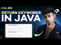 Learn about Return Keyword in Java In Tamil Java Tutorial Series Error Makes Clever