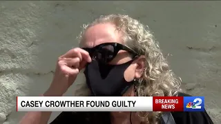 Casey Crowther found guilty on four counts of COVID relief fraud