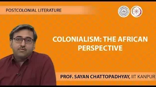 Lecture 06 -Colonialism: The African Perspective
