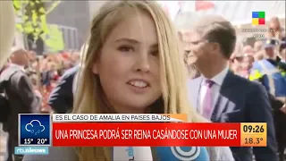 La princesa Amalia podra ser reina si se casa con una mujer