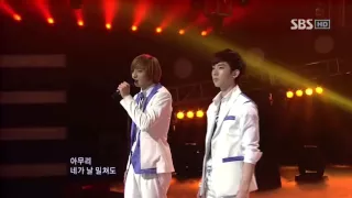 2AM Can T Let You Go Even If I Die 2AM 죽어도 못보내 SBS Inkigayo 인기가요 100307 