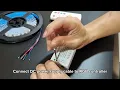 How to connect a rgb strip with power supply controller