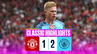 classic highlights united 1 2 city pep wins his first manchester derby