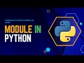 Python Module Tutorial in Hindi Master the Fundamentals for Success