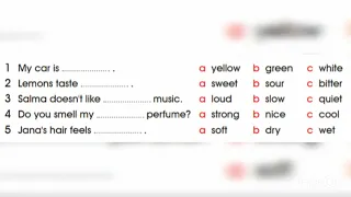 الصف الخامس سلسلة إيمار كتاب الطالب الوحدة 4 التمرين 1 الحواس الخمسة 