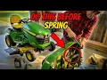 Getting the John Deere X350 Ready For SPRING WORK
