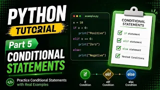 Python tutorial Conditional Statements part 2