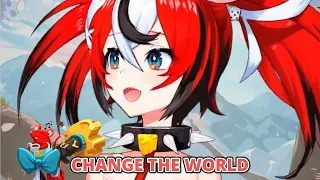 CHANGE THE WORLD V6 Baelz Karaoke Hakos Baelz HoloEn  CHANGE THE WORLD V6 Baelz Karaoke Hakos Baelz HoloEn