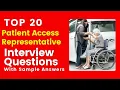 Patient Access Representative Interview Questions and Answers for 2025