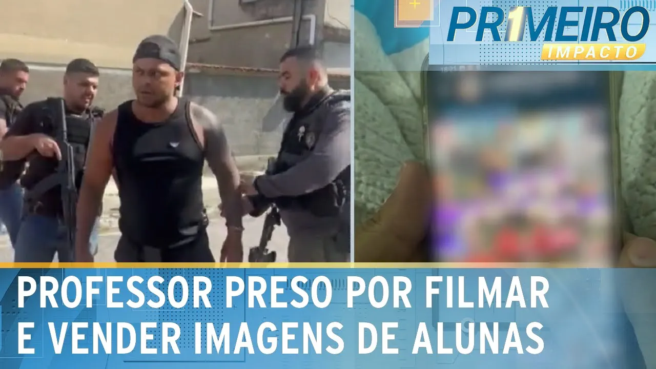 RJ: Professor de academia é preso por filmar alunas em treinos | Primeiro Impacto (18/10/23)