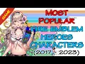Most popular Fire Emblem Heroes Characters 2017 - 2023 Which character is the most popular