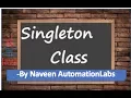 SingletonDesign Pattern In Java How to achieve Singleton In Selenium WebDriver