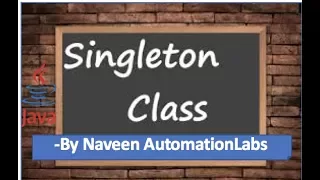 SingletonDesign Pattern In Java How to achieve Singleton In Selenium WebDriver
