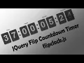 JQuery Flip Countdown Timer - flipclockjs NoorHUB