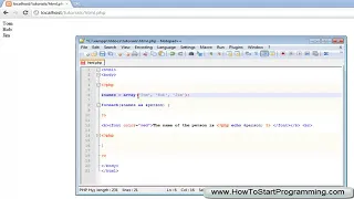 PHP Tutorial 23 Embedding HTML And PHP PHP For Beginners