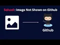 Solved Image not shown on the github hosting Github Static website hosting