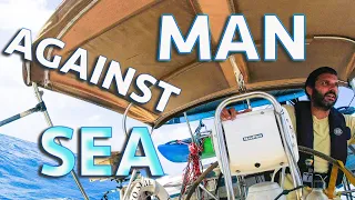 What Fighting 25 Knots in the Gulf Stream on a 36 ft Boat Feels Like (Calico Skies Sailing Ep.101)