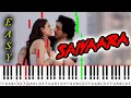 Download Lagu [NEW] Saiyaara - Title Song - Notes+Sheet+MIDI - EASY Piano Tutorial