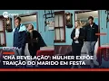 Download Lagu ‘Chá revelação’: mulher expõe traição do marido em festa no RS | #TanaHora