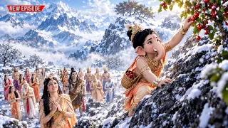 गणेश चतुर्थी विशेष - बाल गणेश जब अपनी माता लिए बेर लेने के लिए चढ़ गये विशाल पर्वत पर | गणेश लीला