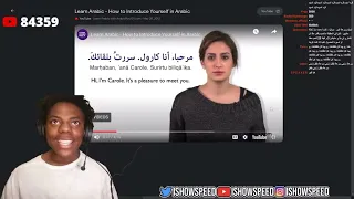شاهد اليوتوبر الأمريكي سبيد يحاول تعلم اللغة العربية في 3 دقائق 