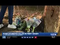 Memorial grows for 4 students killed in fiery crash in Westmoreland County