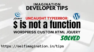 WordPress Uncaught TypeError is not a function