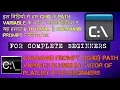 Command Prompt CMD Path Variable in Hindi 6 Tutor Of Playlist For Beginners