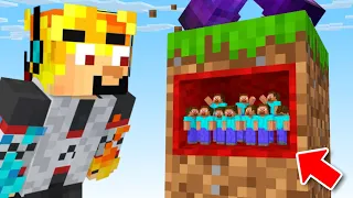Dal jsem 100 Hráčů do Miniaturního Minecraftu