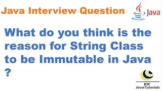 What do you think is the reason for String Class to be Immutable Tricky Java Interview Question