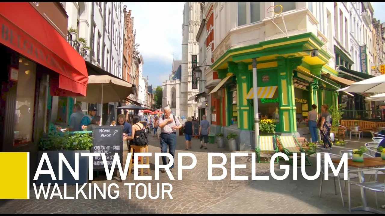 Magnificent Antwerp, Belgium | old town walking tour with captions