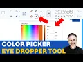 Color Picker in Word Eye Dropper Tool in Word - Exactly Match a Color