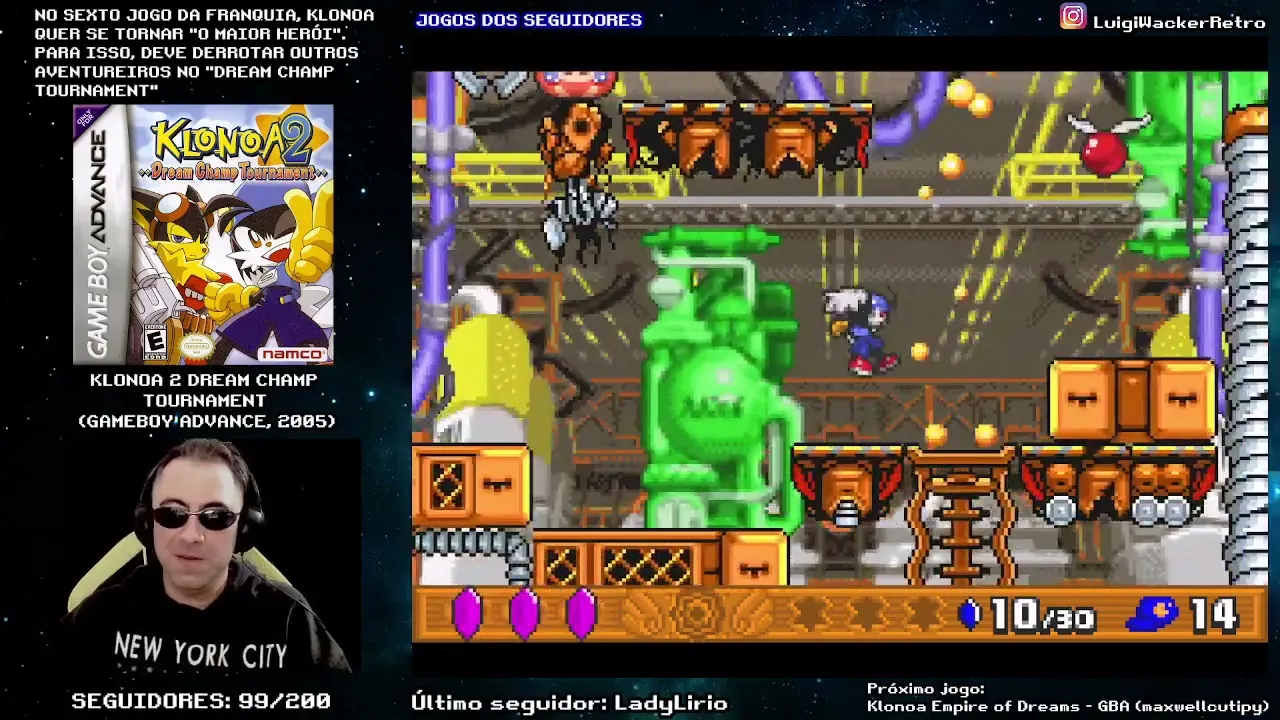 Klonoa 2: Dream Champ Tournament (GBA) - 5° Dia (Jogos dos Seguidores)