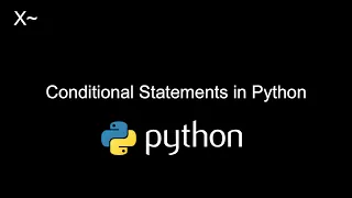 Conditional statements in Python