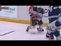 Evander Kane Gets Cut By Pat Maroon s Skate Blade