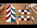 Easy Patchwork Block for Beginners Super Simple Sewing Tutorial