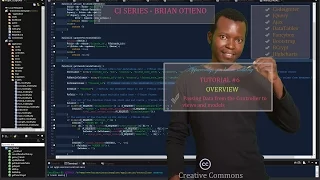 CI Series Tutorial Passing Data From the Controller to Views and Models - Brian Otieno