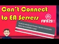 Lost Your Connection to the EA Servers FIFA20