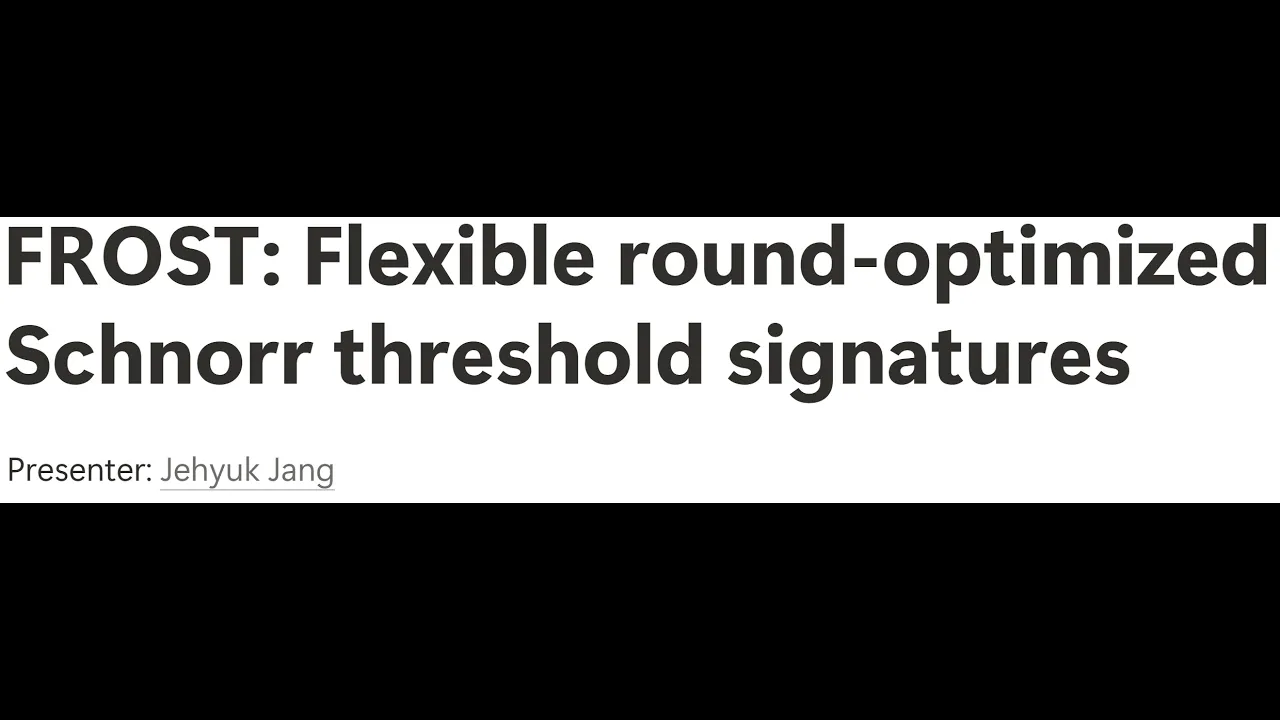FROST: Flexible round-optimized Schnorr threshold signatures
