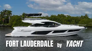 Cruising Fort Lauderdale’s New River on a Yacht | Boating Journey