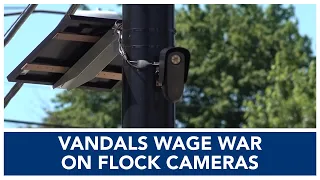 Vandals wage war on Flock Cameras
