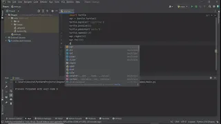 Python Turtle animation basic shapes - Circle Square Rectangle Rhombus Triangle