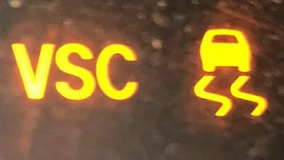How to Fix Reset Vehicle Stability Control VSC Warning Light Stays On or Flashing VSC Light On