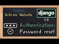 Django 3 0 Tutorial articles Authentication password reset