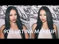 90 s latina makeup tutorial