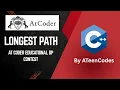 C AtCoder Dp Contest Longest path Real-time